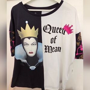 Disney Queen of Mean Black and White Skirt